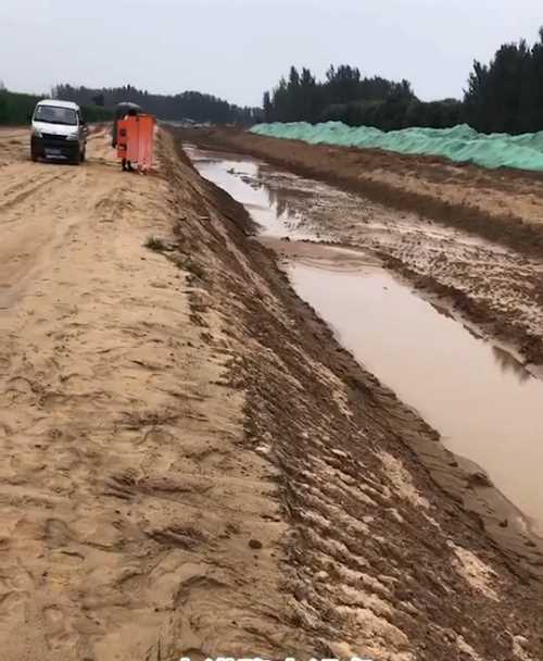 烟台牟平区河道降水